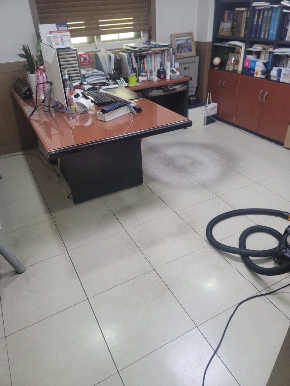 병원 바닥 청소 및 왁스 코팅 후기 3